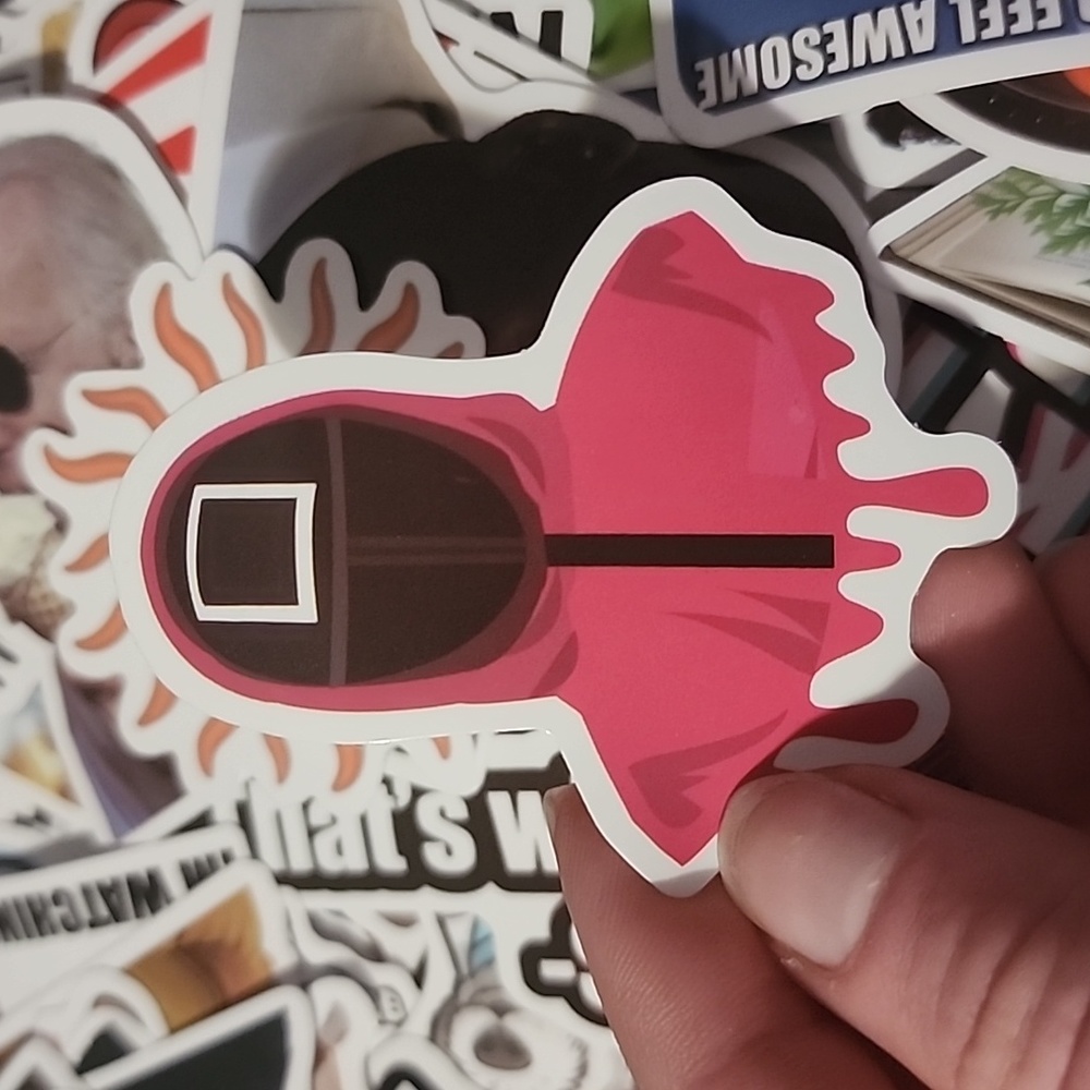 10/$10 Squidgames Vinyl Sticker
